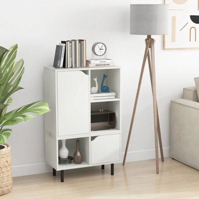 Floor Open Bookshelf Stackable Bookcase Combination Lattice Cabinet - image 1