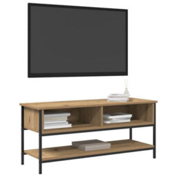 Walplus Tv Cabinet Artisan Oak 100 X 35 X 45 Cm Engineered Wood - thumbnail 3