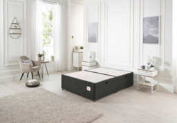 Somnior Beds Somnior 3Ft Millbank Ottoman Bed-Side Opening-Tweed Charcoal - thumbnail 2