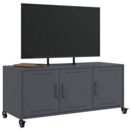 Berkfield Durable Tv Cabinet Anthracite 100.5X39X43.5 Cm Steel - thumbnail 5