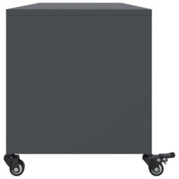 Berkfield Durable Tv Cabinet Anthracite 100.5X39X43.5 Cm Steel - thumbnail 7