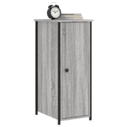Berkfield Bedside Cabinets 2 Pcs Grey Sonoma 32X42X80 Cm Engineered Wood - thumbnail 3