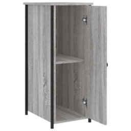 Berkfield Bedside Cabinets 2 Pcs Grey Sonoma 32X42X80 Cm Engineered Wood - thumbnail 7