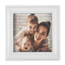 Livivo Family Picture Frame Set With A Clock & Shelf - Wooden Picture Frames For Wall & Tabletop, Display Gift For Friends - thumbnail 5