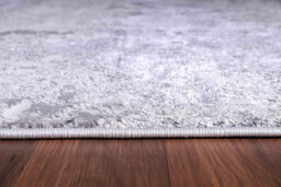 Onyx Modern Grunge Sprayed Abstract Area Rugs Silver 160X230 Cm - thumbnail 2