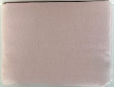 Just So Home Luxury Brushed Cotton Flannelette Flat Sheet (Pink, King)