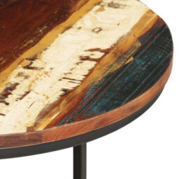 Berkfield Nesting Tables 3 Pcs Solid Reclaimed Wood - thumbnail 5