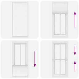 Walplus Pleated Blind White 85X200 Cm Fabric Width 84.4 Cm Polyester - thumbnail 7