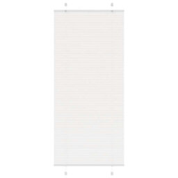 Walplus Pleated Blind White 85X200 Cm Fabric Width 84.4 Cm Polyester