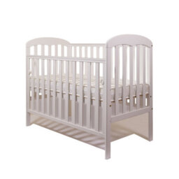VICULII Lilibet Baby Cot White With Drop Side - thumbnail 2