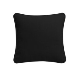 Chilimilii Cushion Covers 100% Cotton Plain Dyed Zip Pipe Edge Home Sofa Decor (45X45 Cm) - thumbnail 2
