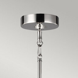 Luminosa Lighting Elstead Feiss Harper 7 Light Chandelier Polished Nickel - thumbnail 4