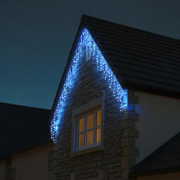 600 Led Festive Gutter Icicle Lights - thumbnail 2