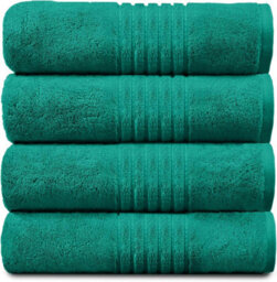 Gc Gaveno Cavailia Hampton Royal 12 Pack Face Towel 30X30 Aqua Egyptian Cotton Premier Super Absorbent Towel