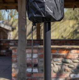 Samuel Alexander 2.7M Black Havana Garden Patio Parasol With Crank Handle - thumbnail 3