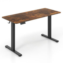 Costway 140 X 60Cm Electric Standing Desk Home Office Computer Desk W/ 3 Memory Heights - thumbnail 9