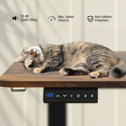 Costway 140 X 60Cm Electric Standing Desk Home Office Computer Desk W/ 3 Memory Heights - thumbnail 7