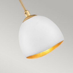 Luminosa Lighting Elstead Lisa Mcdennon By Hinkley Nula 1 Light Wall Light Shell White, Luxe Gold - thumbnail 3