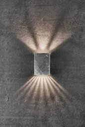 Nordlux Fold Outdoor Galvanized Steel Wall Light Coastal/marine Safe Silver,mains Led - thumbnail 3