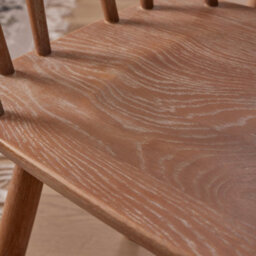 Dibor Turner Oak Spindle Back Hoop Hallway Kitchen Furniture Dining Chair Seating Back Chair - thumbnail 3