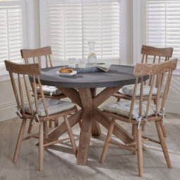 Dibor Turner Oak Spindle Back Hoop Hallway Kitchen Furniture Dining Chair Seating Back Chair - thumbnail 4