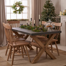 Dibor Turner Oak Spindle Back Hoop Hallway Kitchen Furniture Dining Chair Seating Back Chair - thumbnail 5