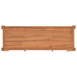Berkfield Desk With 2 Drawers 140X40X45 Cm Recycled Teak Wood - thumbnail 6