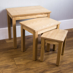 Lassic Vida Designs Oakridge Nest Of Tables Set Of 3 Coffee Side End Table - thumbnail 4