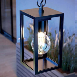 CGC Lighting Cgc Sienna Outdoor Garden Black Hanging Porch Lantern Light - thumbnail 6