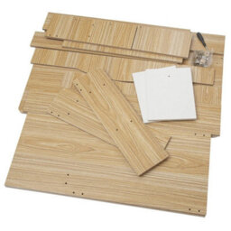 Wooden Computer Desk Home Office Writing Desk Study Table Workstation Cabinet - thumbnail 3