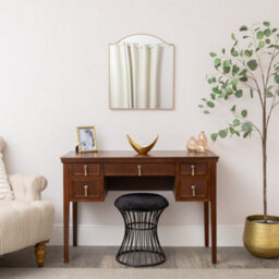 Melody Maison Antique Gold Metal Framed Wall Mirror - 50Cm X 65Cm - thumbnail 6