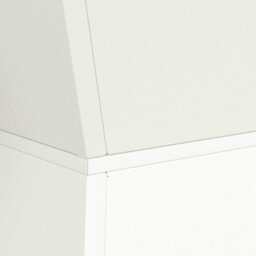 Berkfield Modern Garden Pillar Planter With Bowl White 35X35X73 Cm Steel - thumbnail 8