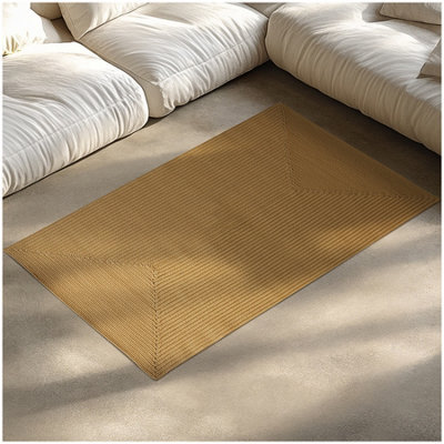 Tectake Rug Raya In Boho Style For Indoor And Outdoor, Durable, Easy-Care Materials 80 X 150 Cm - Brown - image 1