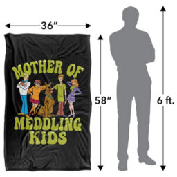Scooby Doo Mother Of Meddling Kids Soft Touch Blanket Multicoloured (147Cm X 91Cm) - thumbnail 4