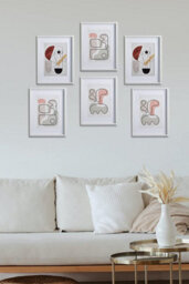 Nielsen Ongar 6 Piece Rowley Wooden Picture Frame Set 30X40Cm White - thumbnail 3