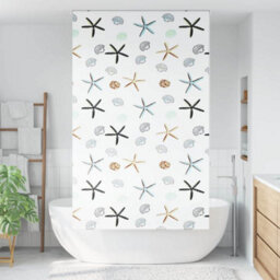 Berkfield Shower Roller Blind 130X240 Cm Fabric Width 126 Cm - thumbnail 2