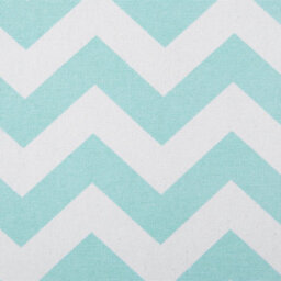 Beliani Round Storage Stool Pouffe, Mint Green Chevron, 35 X 30 Cm - thumbnail 6