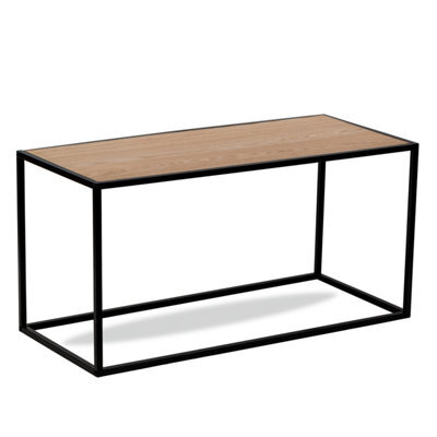 Nordlys Industrial Coffee Table With Wood Top Industrial Style Living Room - image 1