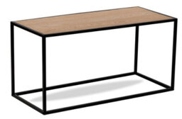 Nordlys Industrial Coffee Table With Wood Top Industrial Style Living Room - thumbnail 2
