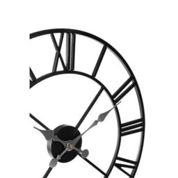 Orsina Vitus Black Metal Wall Clock - thumbnail 3