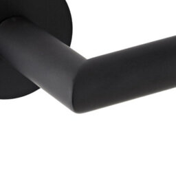 Homestylestore Black Round Wall Mounted Bathroom Toilet Roll Holder - thumbnail 2
