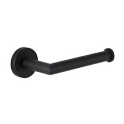 Homestylestore Black Round Wall Mounted Bathroom Toilet Roll Holder - thumbnail 1