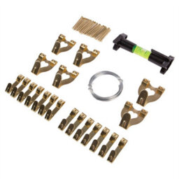Blackspur Metal Picture Hanging Kit - Brass