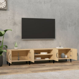 Berkfield Tv Cabinet Sonoma Oak 180X31.5X40 Cm Engineered Wood - thumbnail 3