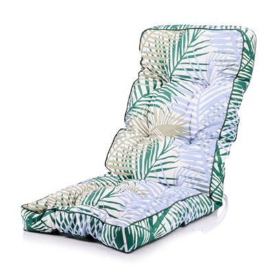 Alfresia Bamboo Leaf Classic Replacement Polyester Recliner Garden Cushion