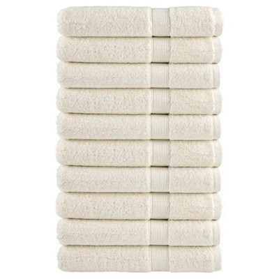 Berkfield Premium Towels Solund 10 Pcs Cream 100X200 Cm 600 Gsm - image 1