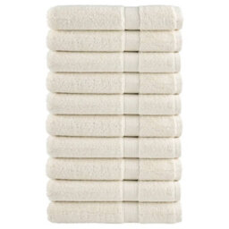 Berkfield Premium Towels Solund 10 Pcs Cream 100X200 Cm 600 Gsm