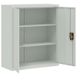 Berkfield File Cabinet Light Grey 90X40X105 Cm Steel - thumbnail 4