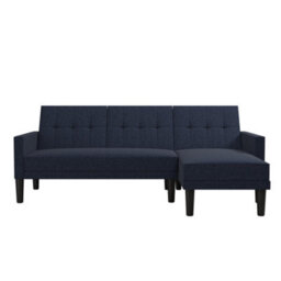 Dorel Home Haven Convertible Sofa Bed, Linen Blue - thumbnail 3