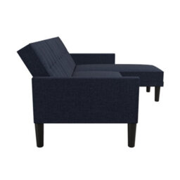 Dorel Home Haven Convertible Sofa Bed, Linen Blue - thumbnail 4